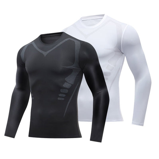 📢📢50% OFF !! ⏰Men's Ion Shape Slim-Fit Long Sleeve Shirt, Comfortable Modern Daily Top ✨🌿