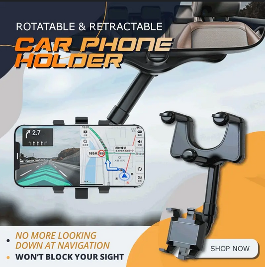 🔥2026 Hot sale 35% OFF🔥Rotatable and Retractable Car Phone Holder