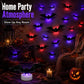 📢📢40% OFF !! ⏰2026 New Halloween 3D Lighted Bats, LED Glowing Hanging Wall Bat Decorations