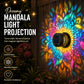 📢📢50% OFF !! ⏰💡Solar Mandala Wall Light Outdoor Garden Fence Projector Lamp Patio Ambient Decor✨