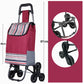 📢📢50% OFF !! ⏰Large Capacity Portable Folding Stair Climbable Cart