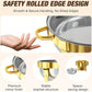 📢📢50% OFF !! ⏰ Stainless Steel Chafing Dish Set – 5QT, Gold, Professional Buffet Warmer ⭐