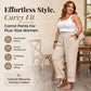 📢📢50% OFF !! ⏰Women's Relaxed Fit Cuffed Ankle Pants