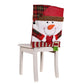 🎅 50% OFF! ✨ Christmas Themed Chair Cover – Linen & Brushed Cloth, Santa Claus / Snowman / Elk Designs & 54×48cm Size – Festive Protection for Holiday Gatherings 🪑