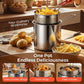 📢📢50% OFF !! ⏰304 Stainless Steel Multifuntional Fryer