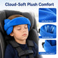📢📢50% OFF !! ⏰Kids Car Seat Head Support Strap｜Plush Padded Adjustable Nap Rest Band