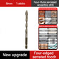 📢📢50% OFF !! ⏰4‑Flute Serrated Eccentric Drill Bit Kit – 4 cutting edges, titanium‑coated, fast chip removal. Drills tile, wood, metal & concrete. A must‑have for DIYers! ⚡✨