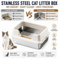 📢📢40% OFF !! ⏰The Litter Box That Ends Messy Floors & Bad Odors – Perfect for Multi-Cat Homes. 🛡️💨