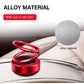 📢📢50% OFF !! ⏰Solar Rotating Double Ring Suspension Car Aromatherapy Ornament