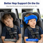 📢📢50% OFF !! ⏰Kids Car Seat Head Support Strap｜Plush Padded Adjustable Nap Rest Band