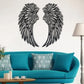 📢📢40% OFF !! ⏰Angel Wings Wall Art In Metal With LED Lights🪽🌟