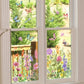 📢📢50% OFF !! ⏰ Colorful Floral Bouquet Window Sticker