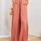 🔥 Hot sale 30% OFF🔥🌞Solid-color wide-leg high-waisted pants
