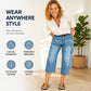 📢📢35% OFF !! ⏰Women's Casual Stretchy Cropped Denim Pants
