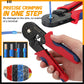🔥 Hot sale 40% OFF🔥Multifunctional Cold Pressing Electrician Crimping Pliers Set