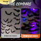 📢📢40% OFF !! ⏰2026 New Halloween 3D Lighted Bats, LED Glowing Hanging Wall Bat Decorations