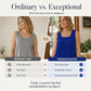 📢📢50% OFF !! ⏰Women's Square Neck Sleeveless Vest T-Shirt