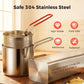 📢📢50% OFF !! ⏰304 Stainless Steel Multifuntional Fryer