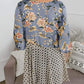 📢📢50% OFF !! ⏰Women's Floral Kimono Ruffle Sleeve Tie Cardigans Flowy Boho Loose Cover Ups