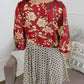 📢📢50% OFF !! ⏰Women's Floral Kimono Ruffle Sleeve Tie Cardigans Flowy Boho Loose Cover Ups