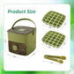📢📢40% OFF !! ⏰ Ice Cube Maker with Storage Box – Button Release, Leak-Proof, 48 Cubes at Once 🏠