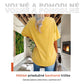 📢📢50% OFF !! ⏰Tankaneo Women's Plus Size V Neck T Shirts Summer Half Sleeve Tees Casual Loose Fit Cotton Tunic Top