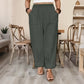 📢📢50% OFF !! ⏰Women's Relaxed Fit Cuffed Ankle Pants