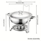 📢📢50% OFF !! ⏰ Stainless Steel Chafing Dish Set – 5QT, Gold, Professional Buffet Warmer ⭐