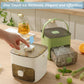 📢📢40% OFF !! ⏰ Ice Cube Maker with Storage Box – Button Release, Leak-Proof, 48 Cubes at Once 🏠