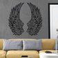 📢📢40% OFF !! ⏰Angel Wings Wall Art In Metal With LED Lights🪽🌟
