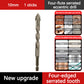 📢📢50% OFF !! ⏰4‑Flute Serrated Eccentric Drill Bit Kit – 4 cutting edges, titanium‑coated, fast chip removal. Drills tile, wood, metal & concrete. A must‑have for DIYers! ⚡✨