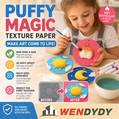 📢📢50% OFF !! ⏰🔮Master the magic of painting！👩‍🎨Foam Texture Painting Paper🎁