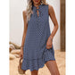 📢📢50% OFF !! ⏰ 💃 Women's dress with a bow and geometric pattern