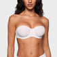 ⏳LAST WEEK SALE -ONLY £8.99!🖤💐Women's Convertible Strapless Minimiser Bandeau Bra Underwire Unlined for Large Bust