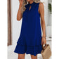 📢📢50% OFF !! ⏰ 💃 Women's dress with a bow and geometric pattern
