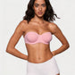 ⏳LAST WEEK SALE -ONLY £8.99!🖤💐Women's Convertible Strapless Minimiser Bandeau Bra Underwire Unlined for Large Bust