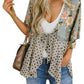 📢📢50% OFF !! ⏰Women's Floral Kimono Ruffle Sleeve Tie Cardigans Flowy Boho Loose Cover Ups