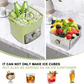 📢📢40% OFF !! ⏰ Ice Cube Maker with Storage Box – Button Release, Leak-Proof, 48 Cubes at Once 🏠