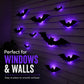 📢📢40% OFF !! ⏰2026 New Halloween 3D Lighted Bats, LED Glowing Hanging Wall Bat Decorations
