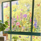 📢📢50% OFF !! ⏰ Colorful Floral Bouquet Window Sticker