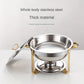 📢📢50% OFF !! ⏰ Stainless Steel Chafing Dish Set – 5QT, Gold, Professional Buffet Warmer ⭐