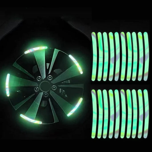 🔥2026 Hot sale 30% OFF🔥Popular Fluorescent Car Wheel Hub Tag
