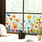 📢📢50% OFF !! ⏰ Colorful Floral Bouquet Window Sticker