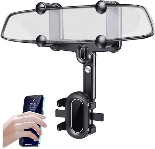 📢📢40% OFF !! ⏰ New Rotatable & Retractable Car Phone Holder – 360° View, One-Hand Access! | Fits All Phones, Super Stable Even on Bumpy Roads 🛣️