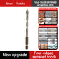 📢📢50% OFF !! ⏰4‑Flute Serrated Eccentric Drill Bit Kit – 4 cutting edges, titanium‑coated, fast chip removal. Drills tile, wood, metal & concrete. A must‑have for DIYers! ⚡✨