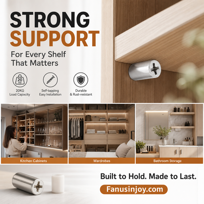 📢📢50% OFF !! ⏰🔩 Self-tapping Screws Cabinet Laminate Support