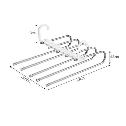 🥳2026 HOT SALE 50% OFF🥳💞50K+ SOLD!✨ 💝Multi layer zipper magic pants rack