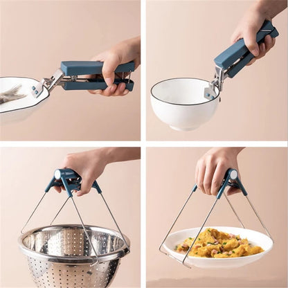 📢📢50% OFF !! ⏰ Anti-Scalding Clip for Bowls – Adjustable, Heat-Resistant, One-Hand Operation 🔧