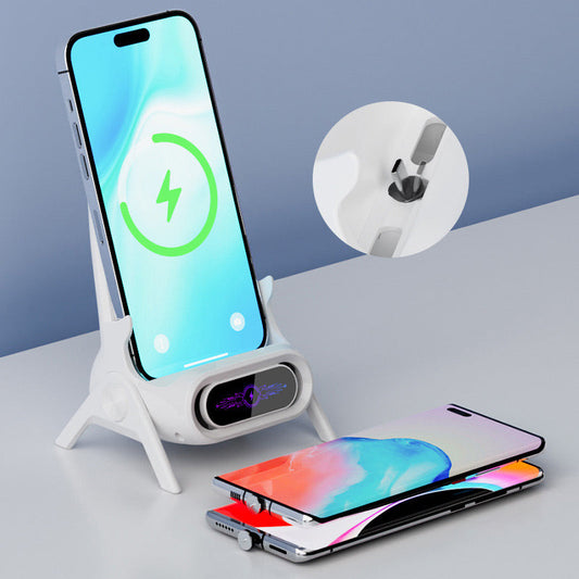 📱 50% OFF NOW! ✨ Wireless Fast Charger Phone Stand - 15W Quick Charge & Adjustable Viewing Angles, Compatible with All Qi-Enabled Devices ⚡📦
