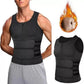 📢📢50%  OFF !! ⏰Men's Shapewear Sauna Vest Waist Trainer Double Belt🔥